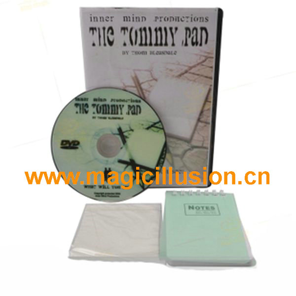 The tommy pad (Gimmicks and DVD) Magic Tricks Stage Props